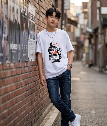NAOYA "Don't Be A Basic Witch" Men's T-Shirt